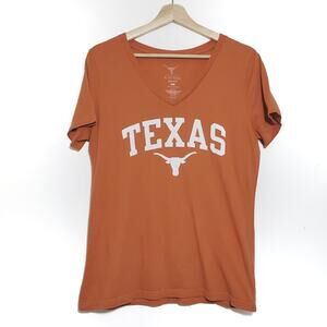 UT Texas Longhorns Authentic Apparel V-Neck Casual Logo Tee